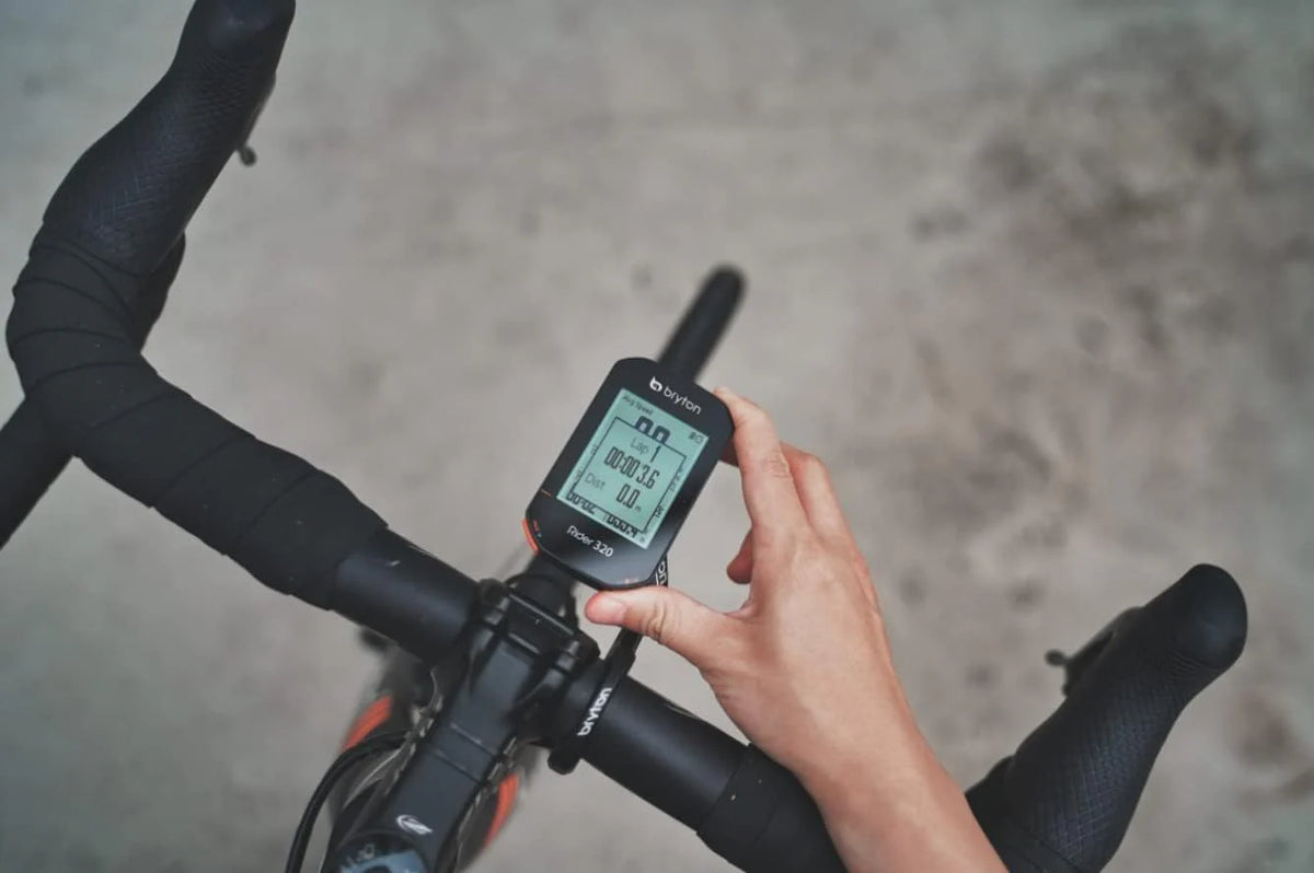 GPS Bicycle Computer, Black - Rider 320
