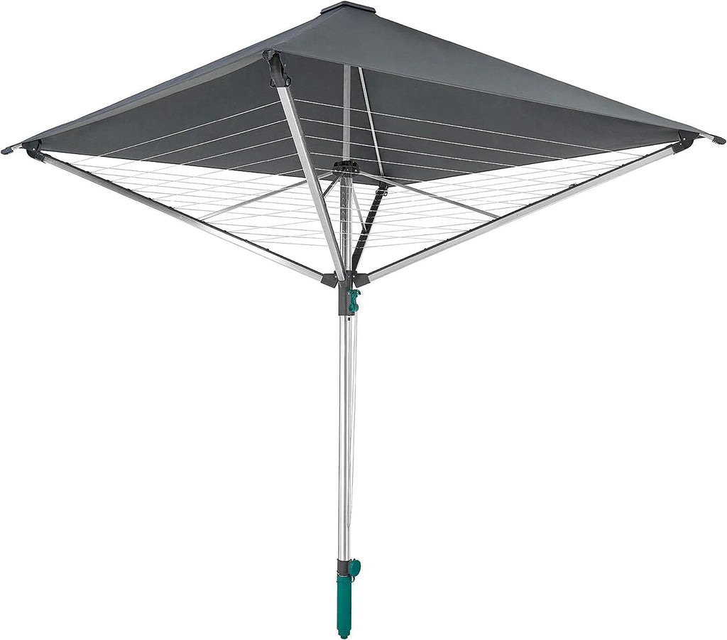 Leifheit Aluminum Rotary Dryer, Gray, 40 m - LinoProtect 82100