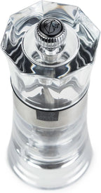 Salt And Pepper Grinding Set, 5.5-inch, Transparent Acrylic