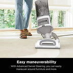 Navigator Professional Upright Vacuum, White, 13.7 Pounds, 14.96in D x 11.4in W x 45.5in H