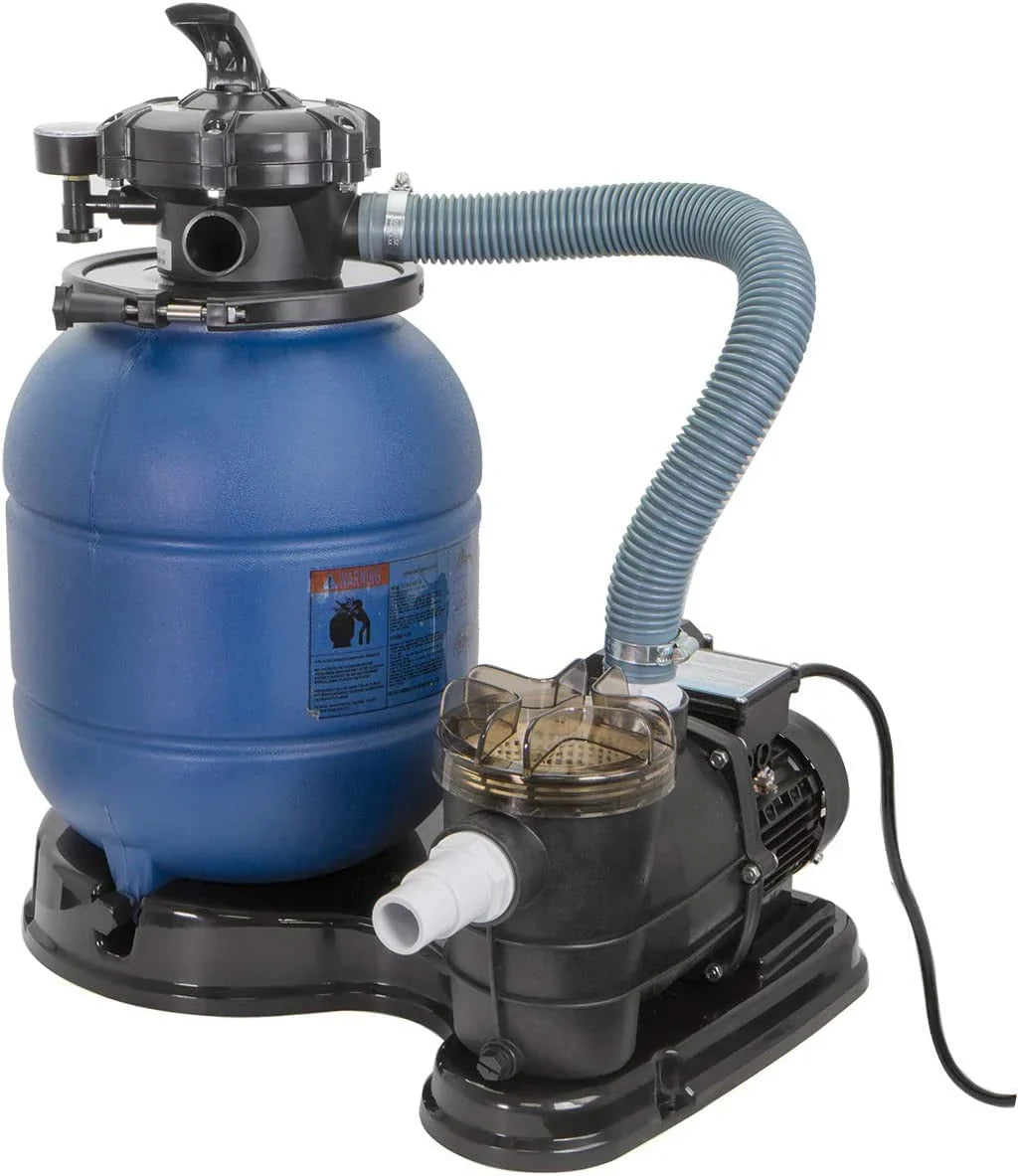 XtremepowerUS 13in Sand Filter Pool Pump 3/4HP