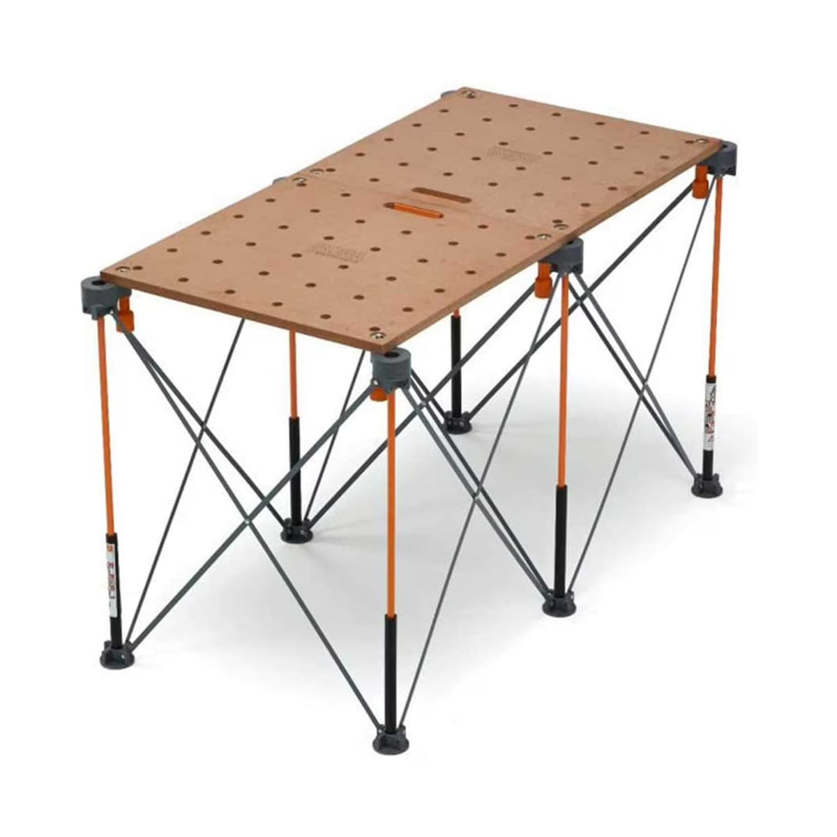 Bora Centipede Workbench Tabletop With Dog Holes, 47.75 x 23.75 x 0.75 Inches - CK22T