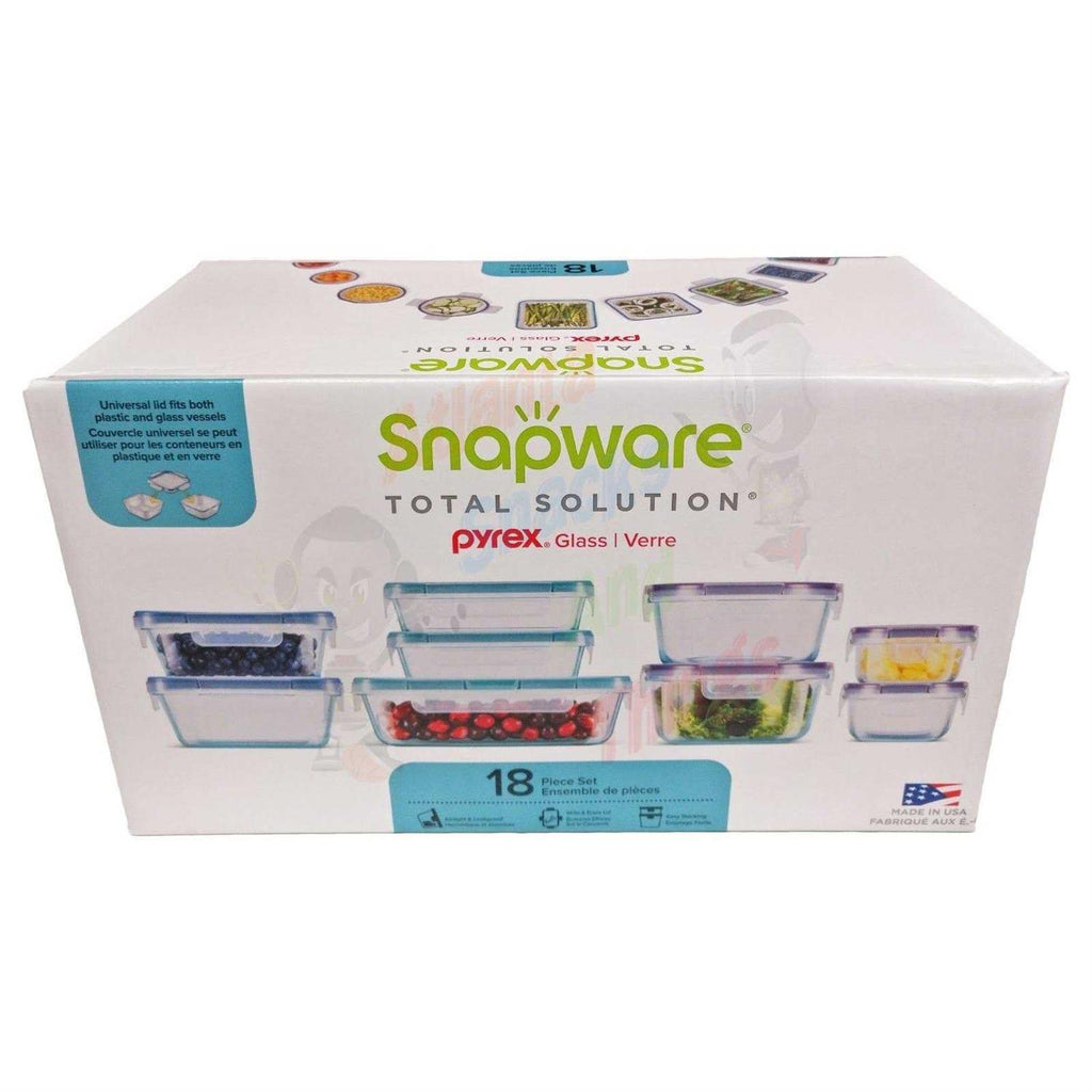 Snapware 18-Piece Pyrex Glass Food Storage Set