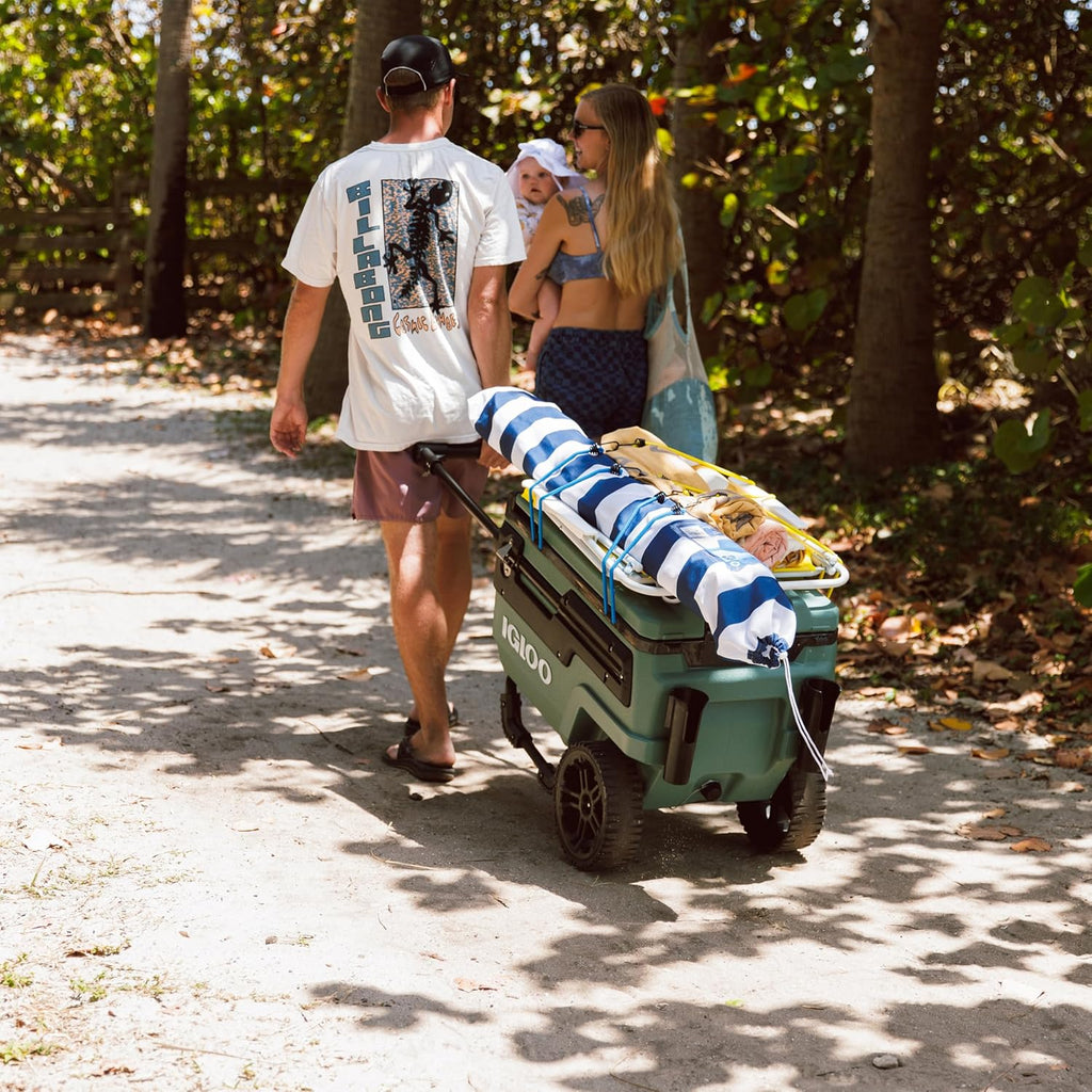 70Qt Wheeled Insulated Hard Shell Ice Chest - Trailmate