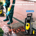 VEVOR Electric Pressure Washer 2000 PSI 1.76 GPM With 30 Ft Hose Reel - VV-GYQXJ-1.76D