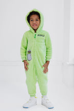 Sesame Street Oscar the Grouch Cozy Sherpa Zip Up Cosplay Costume Coverall Newborn to Toddler