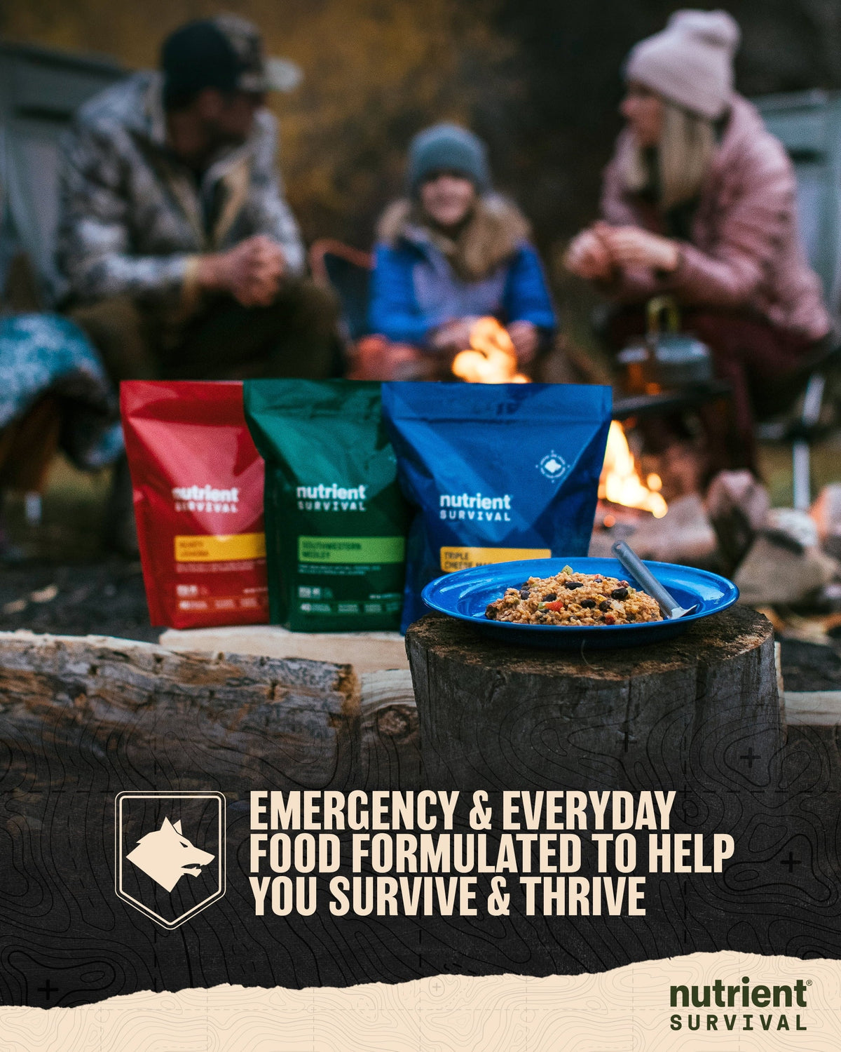 Nutrient Survival Vitamin Powdered Egg Blend, 70 Egg Equivalent, 33 Nutrients, Gluten Free, Up To 25 Year Shelf Life