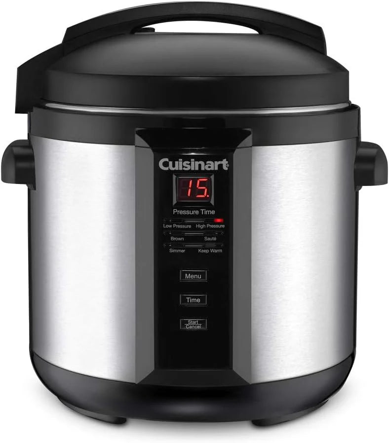 Cuisinart 6-Quart Electric Pressure Cooker, Stainless Steel, 1000 Watts - CPC-600N1