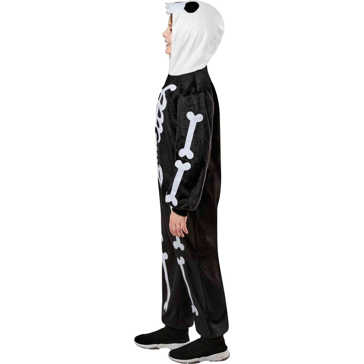 Skeleton Jumpsuit Halloween Costume for Children, Boys' Size S (6/8), by Way to Celebrate