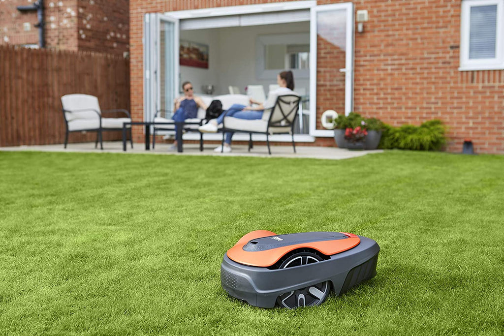 EasiLife 500 GO Robotic Lawn Mower, 500m2, Orange and Grey - 9704632-01