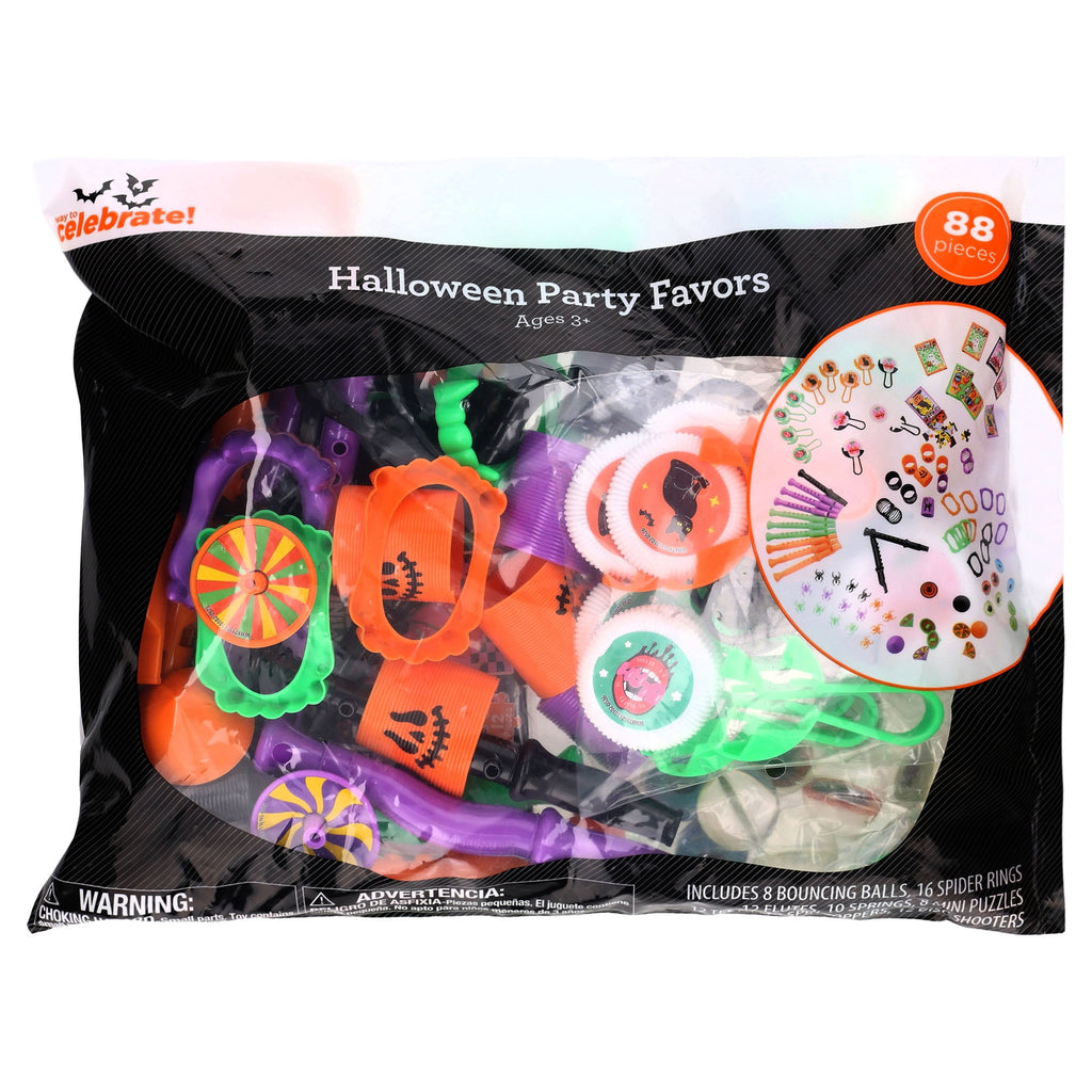 Assorted Party Favors, 88 Pieces, Halloween by Way To Celebrate