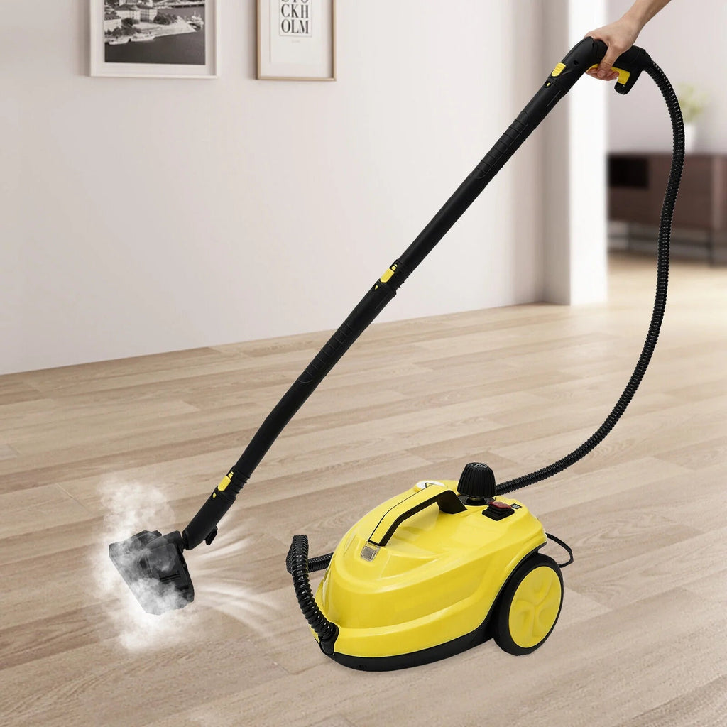 2000W 1.8L/60.87oz High-Pressure Handheld Steam Cleaner, Yellow - SE8620