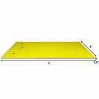 Floating Water Pad, 9 x 6 ft, 3-Layer XPE Foam