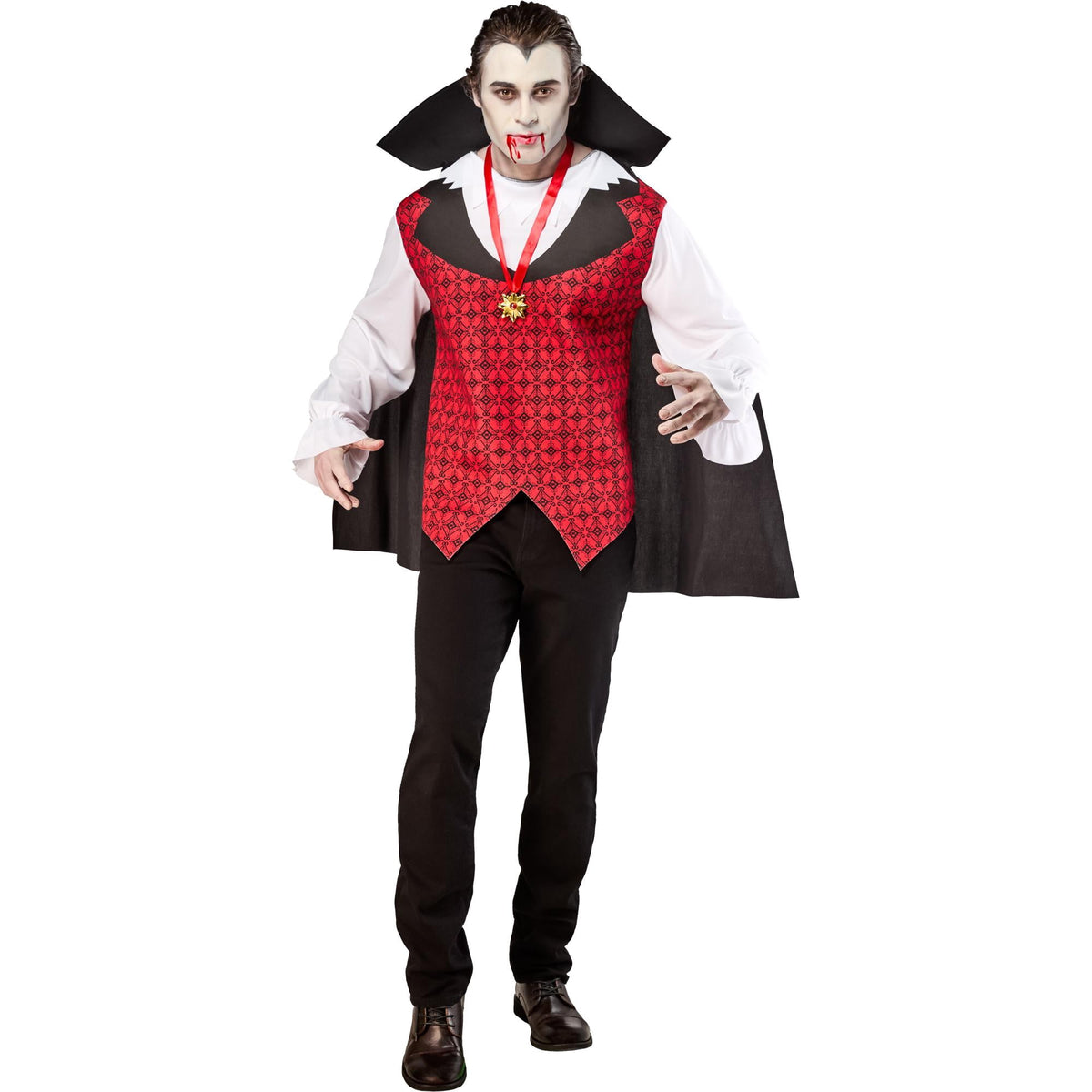 Vampire Halloween Costume for Adults, by Way to Celebrate