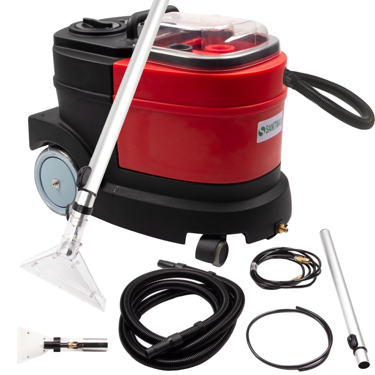 SunMax Carpet And Upholstery Extractor Cleaning Machine, 1.07 HP, 3.7-Gal Tank