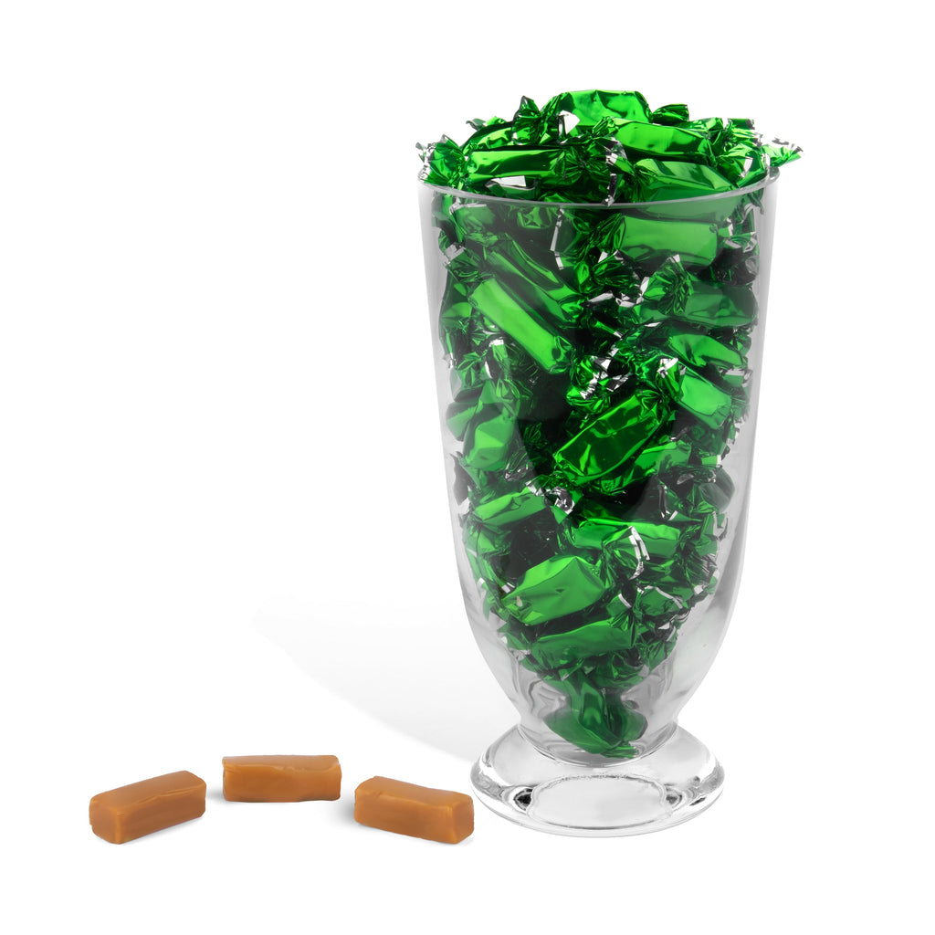 Candy Envy Green Individually Wrapped Caramels - 2 Pound Bag