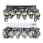 Skull Chain Decoration, Silver, 6', Halloween by Way To Celebrate