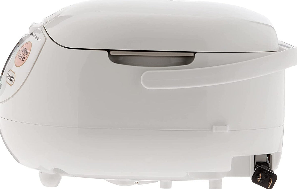 Zojirushi Made In Japan Neuro Fuzzy Rice Cooker And Warmer, 5.5-Cup, Premium White - NS-ZCC10