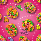 NERDS Gummy Clusters Candy, Rainbow, Crunchy and Gummy, 8 oz, 16 ct