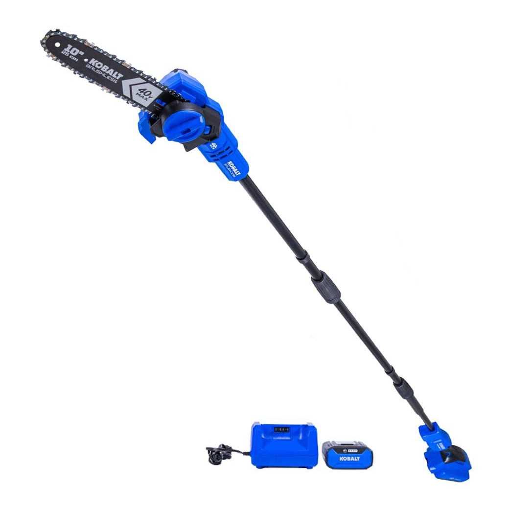 Kobalt Gen4 40-Volt 10-in Cordless Electric Pole Saw 2 Ah - KPS 1040A-03