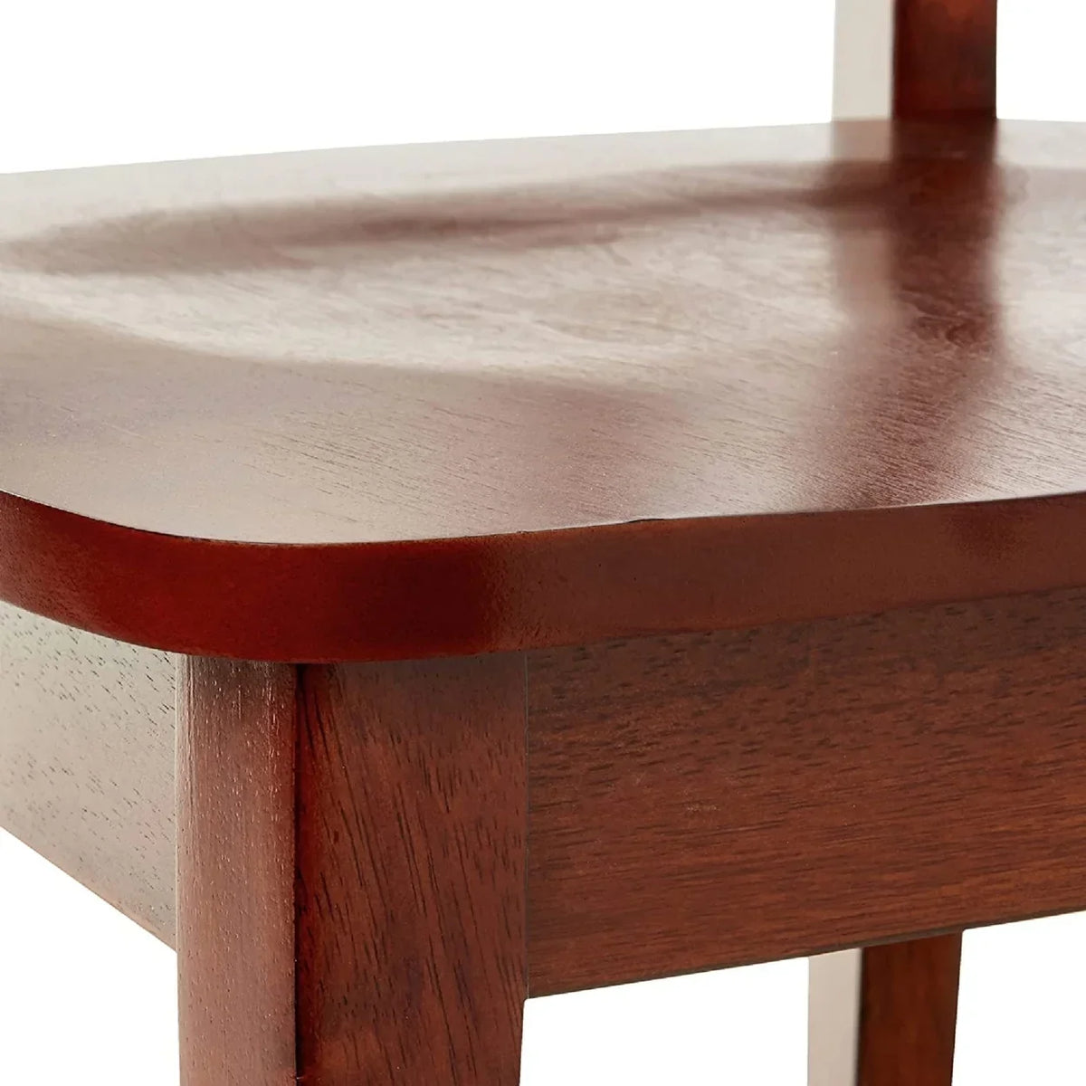 Acme Counter Height Chair Set Of 2, Cherry Finish - Tartys