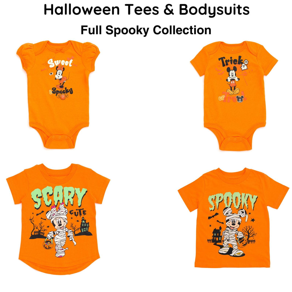 Disney Mickey Mouse Little Boys' Short Sleeve Graphic T-Shirt Mummy Orange