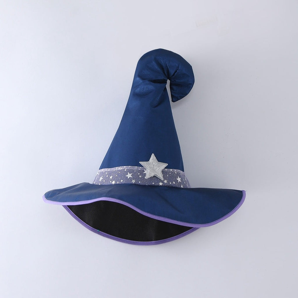 MEZZALL Child Outfit Sets Girls Witch 4 Light Up Star Witch Dress With Hat Wand Kids Halloween Party Outfit For Party Clothes Sets