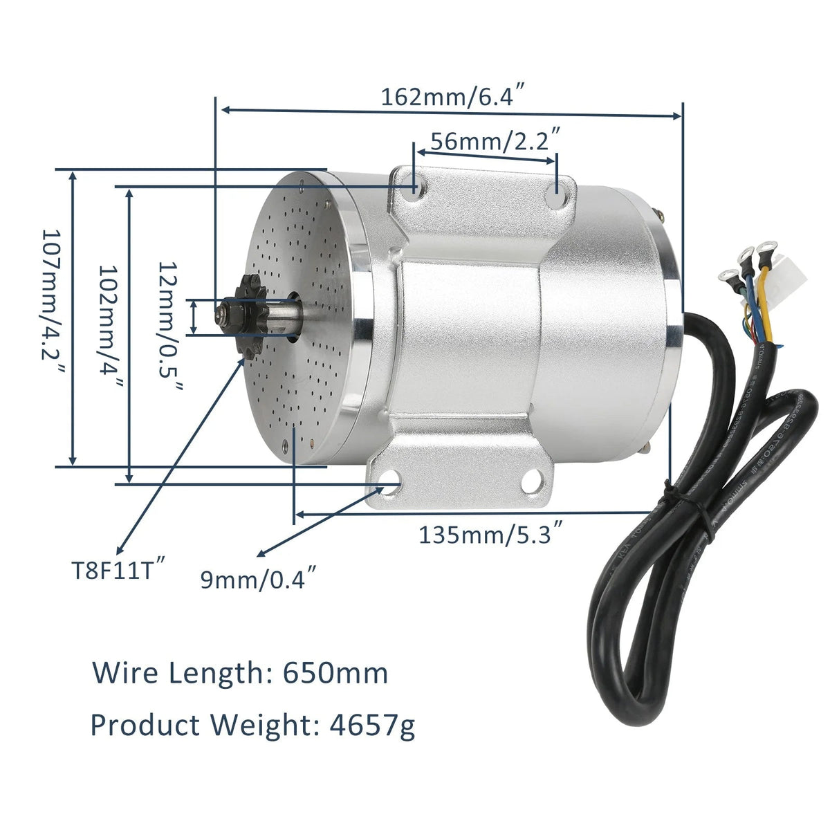 Boma 72V 3000W Brushless Motor Kit With Controller And Battery - MY1020