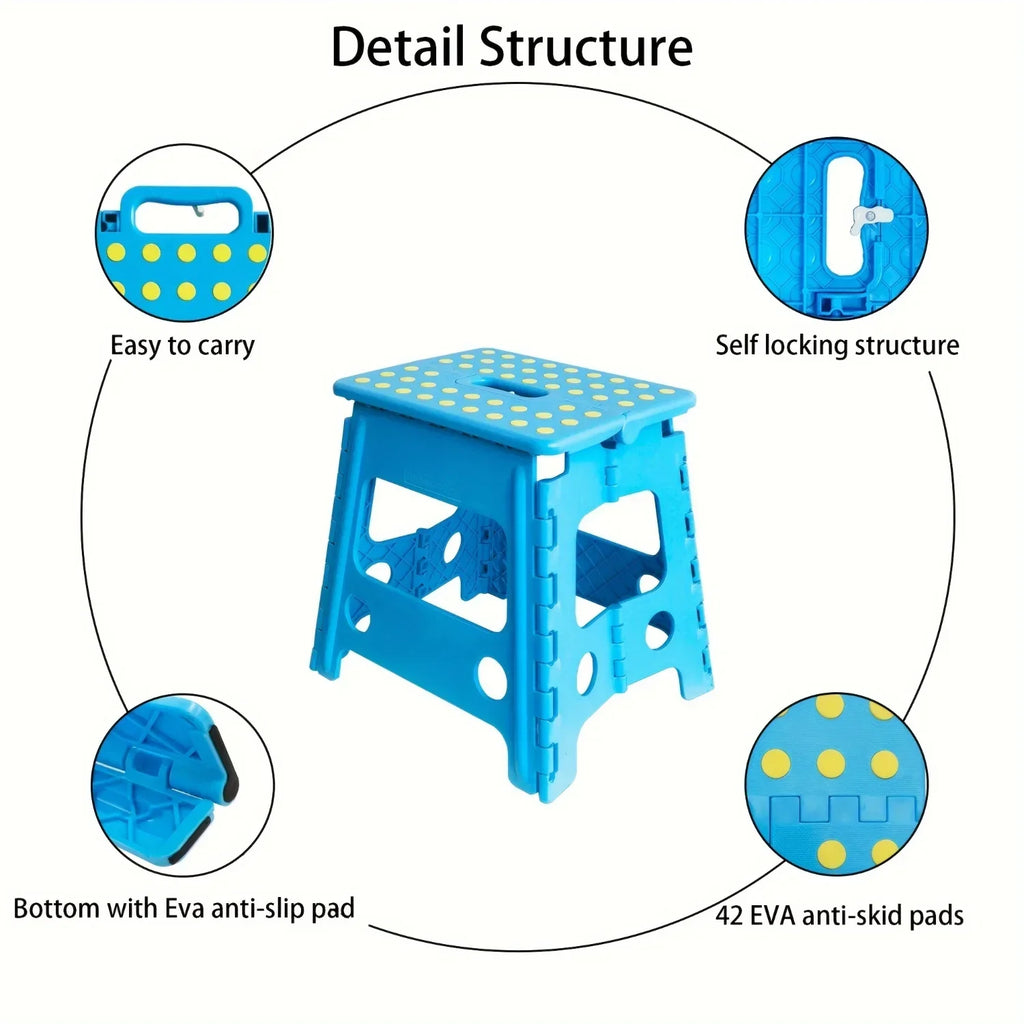 DEKAXI DEKAXID Compact Folding Step Stool, 2-Pack