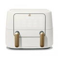 Beautiful 9-Quart TriZone Air Fryer, White Icing