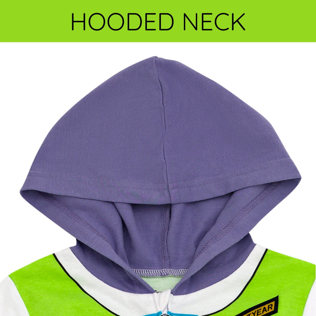Disney Pixar Toy Story Buzz Lightyear Toddler Boys Zip Up Cosplay Coverall Infant to Little Kid