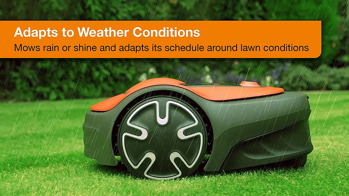 EasiLife 500 GO Robotic Lawn Mower, 500m2, Orange and Grey - 9704632-01