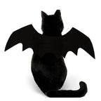 WILLED Adjustable Pet Costume Collar - Bat-Themed Dress Up Accessories for Cats & Dogs, Halloween Party Decoration