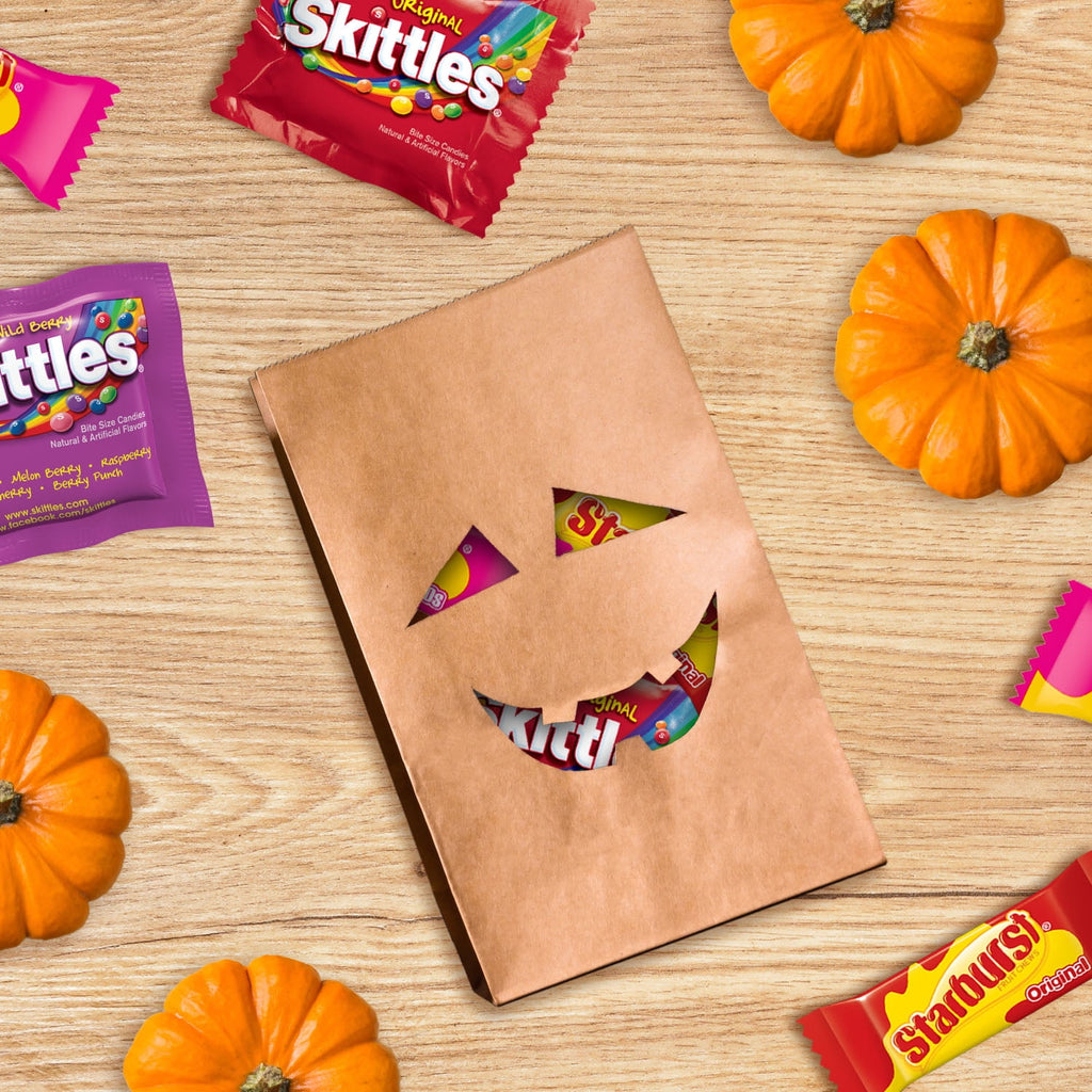 Skittles & Starburst Fun Size Chewy Halloween Candy Variety Pack