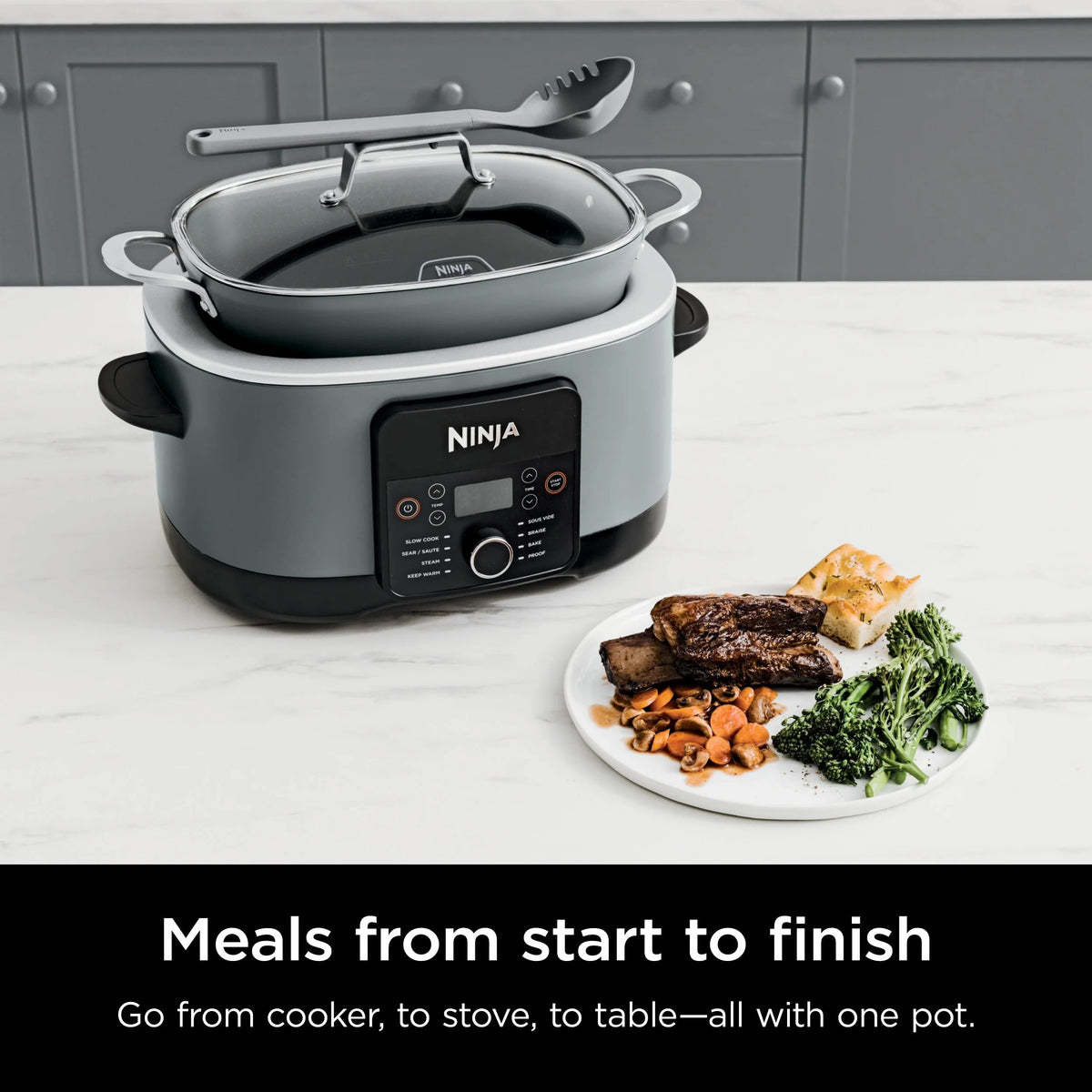 Ninja Foodi 8.5 Qt PossibleCooker PRO Gray - MC1001