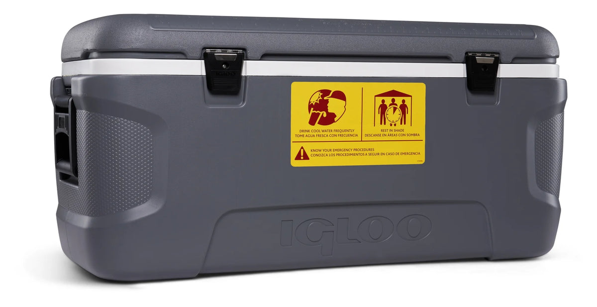 Igloo Workman Series Chest Cooler, 120 qt, Gray