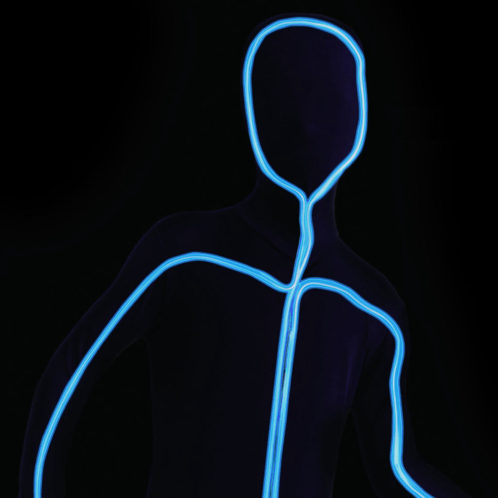 Light Up Stick Figure Halloween Costume for Children, Boys Size X-Large (14/16), by Way to Celebrate