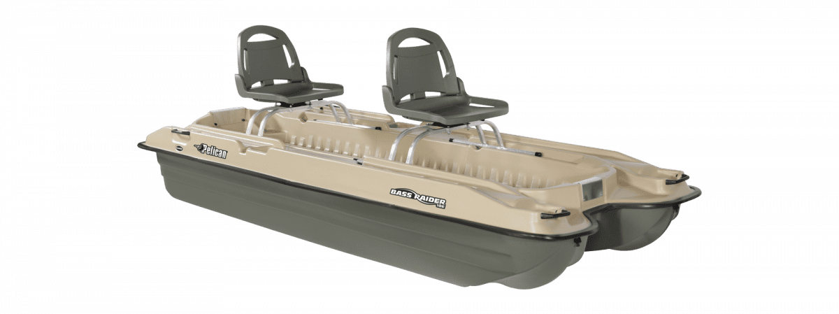 Pelican Bass Raider 10E 2-Person Fishing Boat - 10 ft