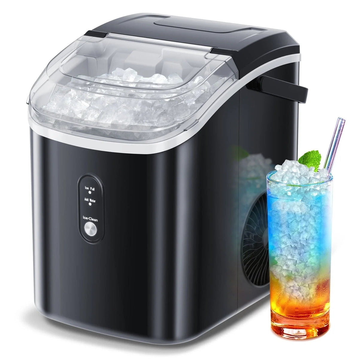 Auseo Countertop Nugget Ice Maker, 35 Lbs Each Day