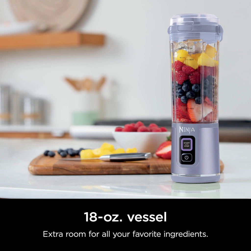 Ninja Blast Portable Personal Blender, Cordless, 18 oz, Metallic Purple - BC151PL