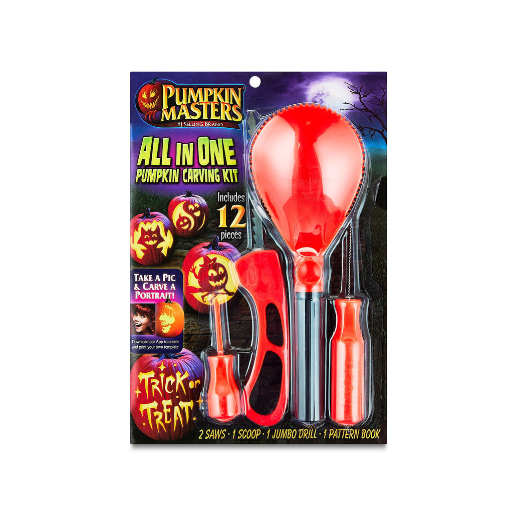 Halloween Pumpkin Carving Kit, All in One, 1 Kit, by Pumpkin Masters