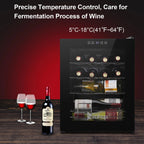 Ktaxon 18 Bottle Compressor Wine Cooler, 1.8 Cu.Ft, 52L - Freestanding