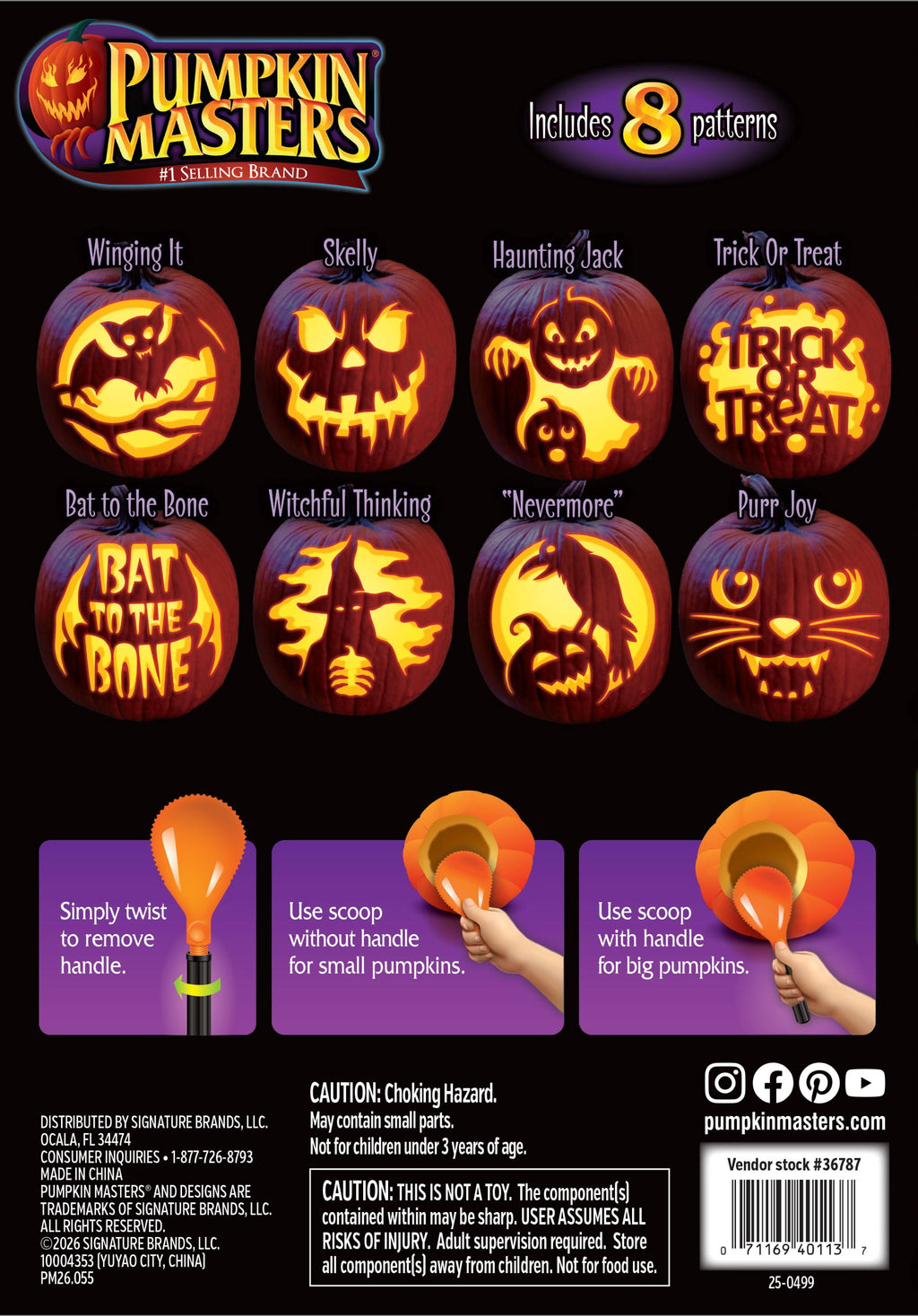 Pumpkin Masters All in One Pumpkin Carving Kit, 12 Pieces, (Orange)