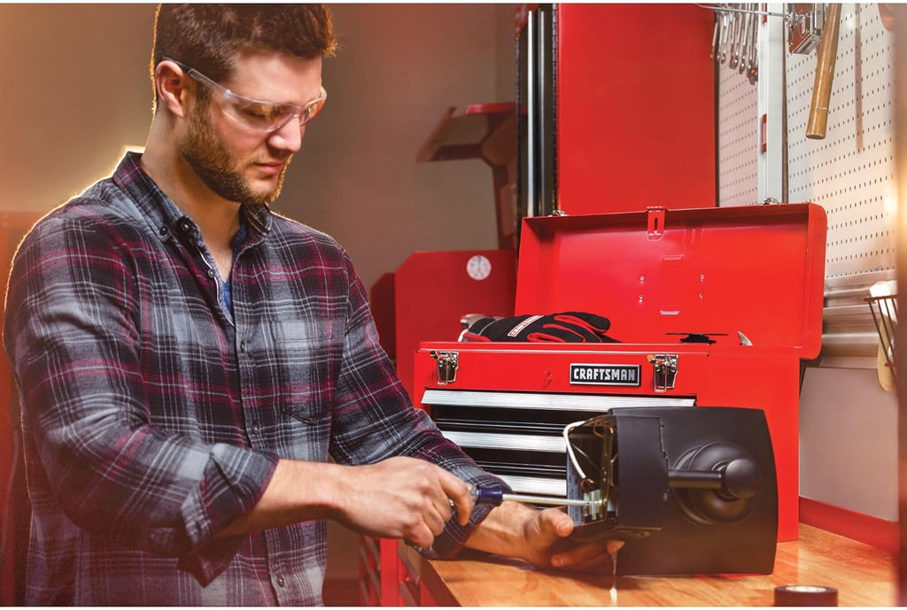 CRAFTSMAN 20-in Wide 3-Drawer Metal Tool Box With Ball-Bearing Drawers - CMST98245RB