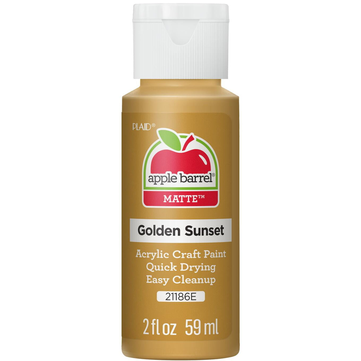 Apple Barrel Acrylic Craft Paint, Matte Finish, 2 fl oz
