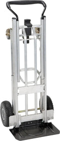 COSCO 4-in-1 Folding Hand Truck With Flat-Free Wheels And Folding Toe Plate