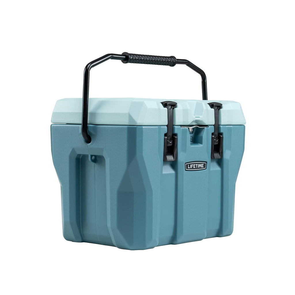 Lifetime Bear-Resistant High Performance Camping Cooler, 28 qt, 20 Can Capacity, Boulder Gray - 91289