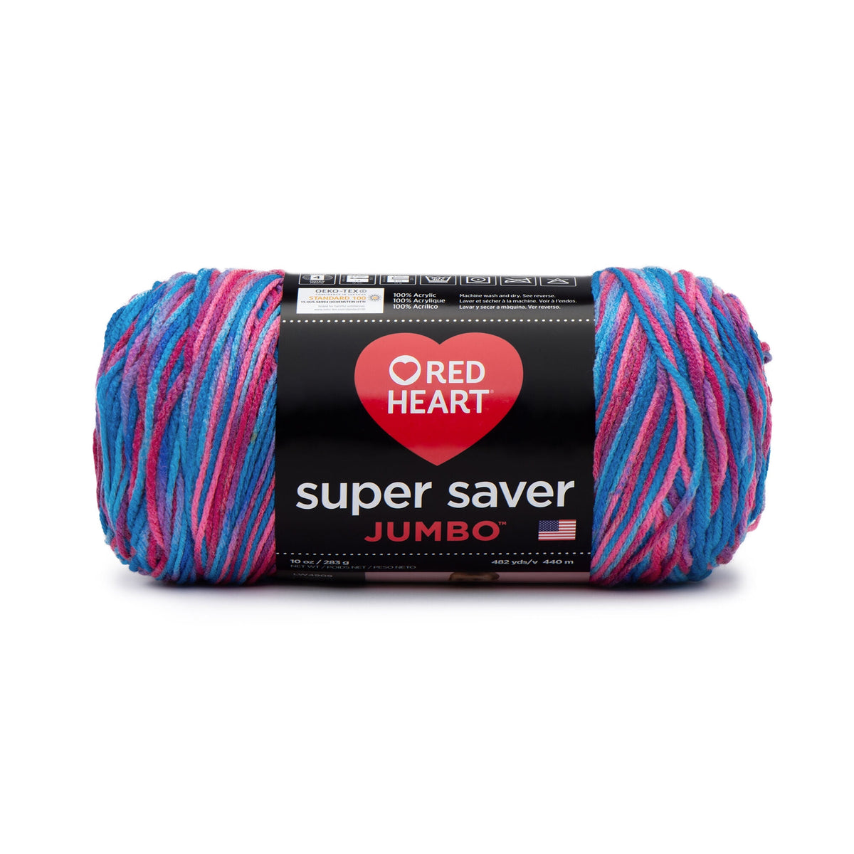 Red Heart® Super Saver® Jumbo #4 Medium Acrylic Yarn, 744 Yards