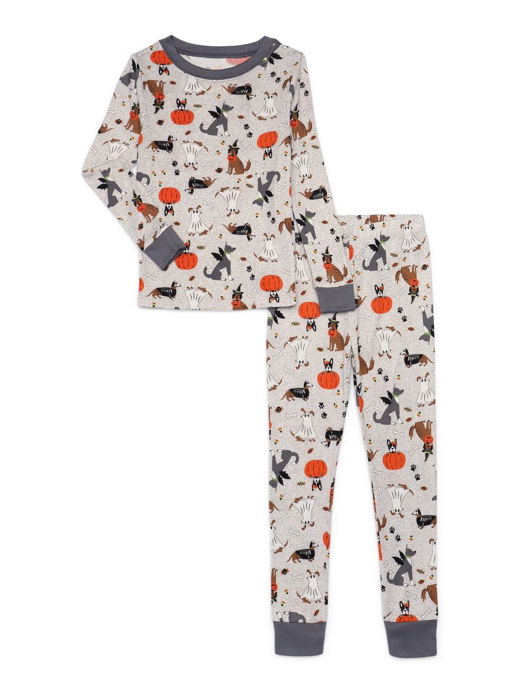 Halloween Boys' Glow In the Dark Top and Pants Pajama Set from Way to Celebrate, 2-Piece