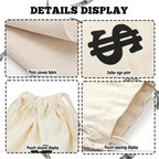 7Pcs Bank Robber Costume for Women, Burglar Outfit with Striped Shirt for Halloween Cosplay